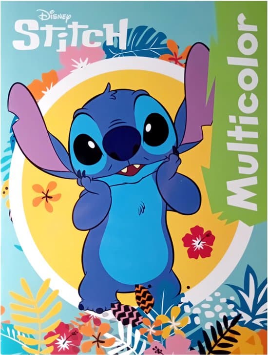 Intro stitch veelkleurig kleurboek met 32 ​​pagina's