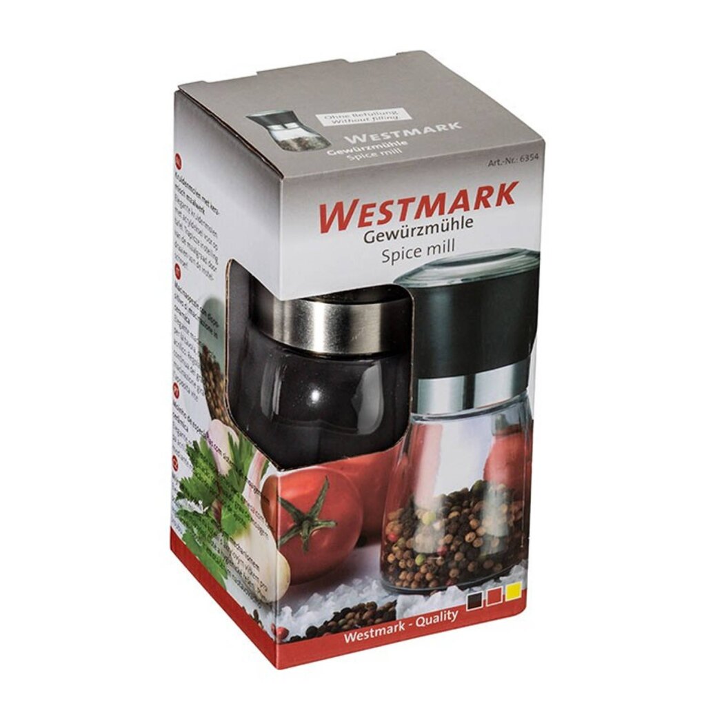 Westmark pepermolen glas 13 cm | 2 stuks