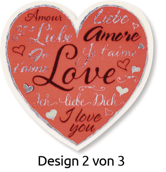 Avery av-56813 decostickerdoos harten 3 designs