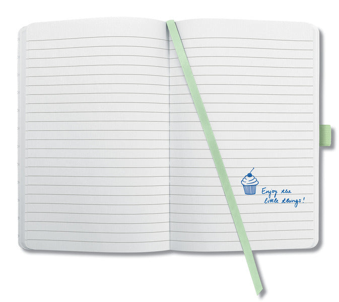 Sigel Sigel SI-JN318 Notitieboek Jolie Beauty A6 Hardcover Gelinieerd #039;zwart Monochroom #039;