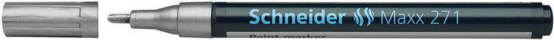 Schneider lakmarker maxx 271 1-2mm zilver 10 stuks