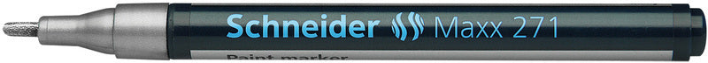 Schneider lakmarker maxx 271 1-2mm zilver 10 stuks