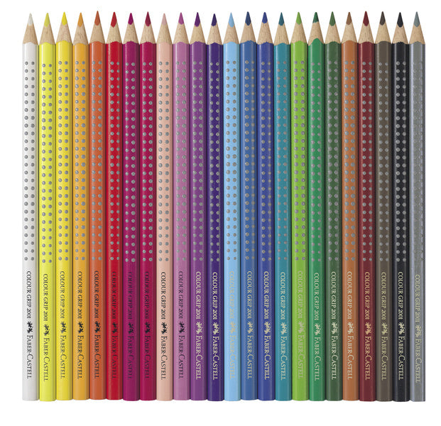 Faber-castell faber castell fc-112423 kleurpotlood grip metalen etui a 24 stuks