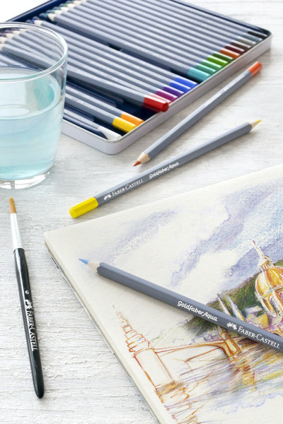 Faber Castell fc-114612 aquarelkleurpotlood faber-castell goldfaber etui 12 stuks