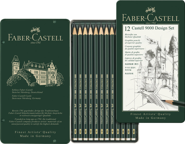 Faber castell fc-119064 potlood 9000 ontwerpset