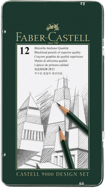 Faber castell fc-119064 potlood 9000 ontwerpset