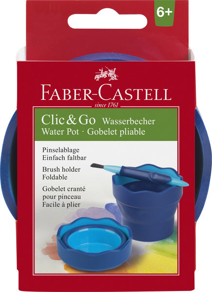 Faber-castell watercup - clic go - blauw - fc-181510