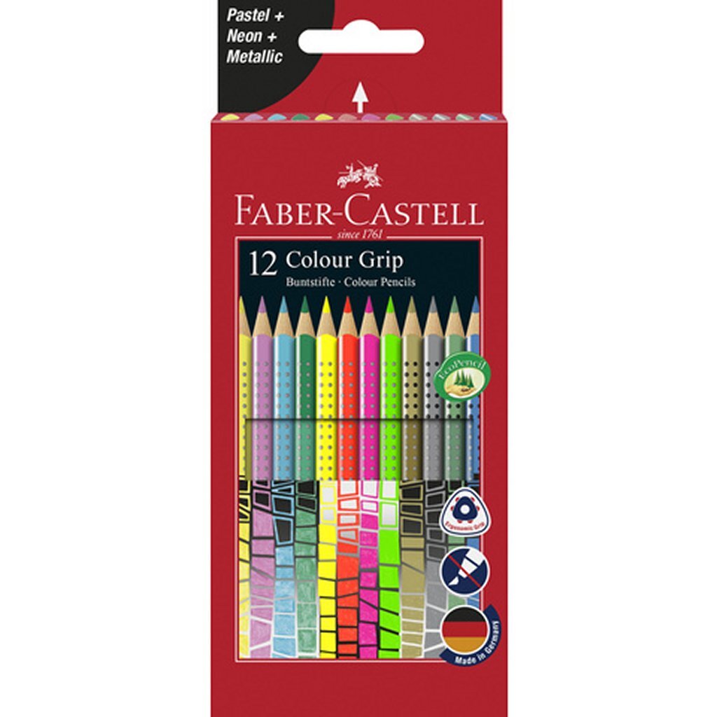 Faber castell kleurpotlood colour grip kleurenassortiment
