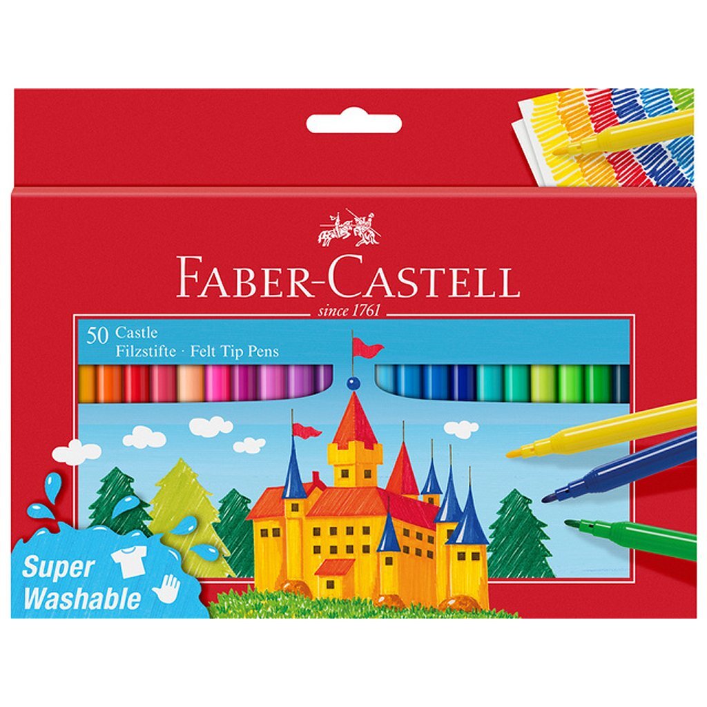 Faber-castell faber castell fc-554204 viltstiften 50 stuks