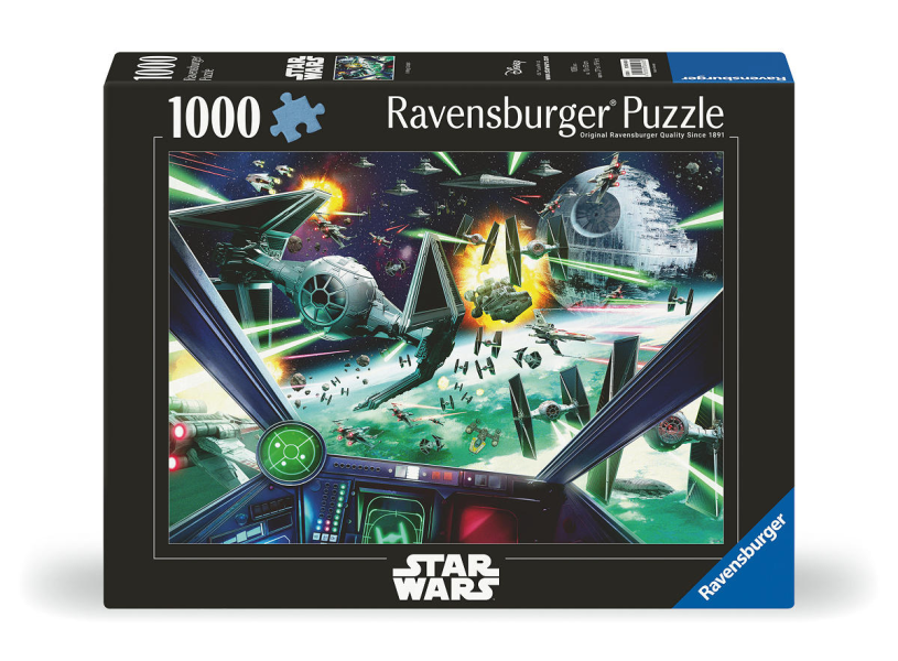 Ravensburger puzzel star wars – x-wing cockpit – 1000 stukjes