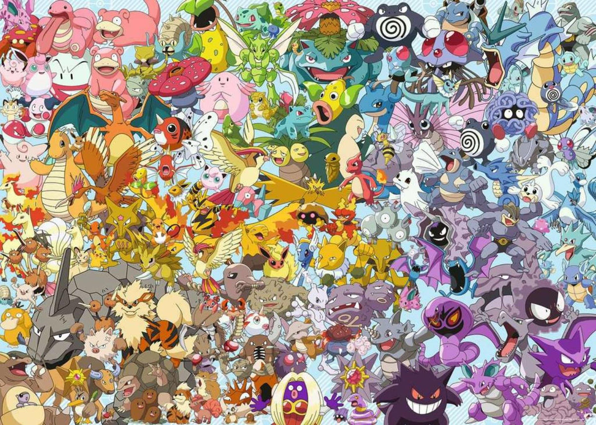 Ravensburger pokémon puzzel 1000pcs
