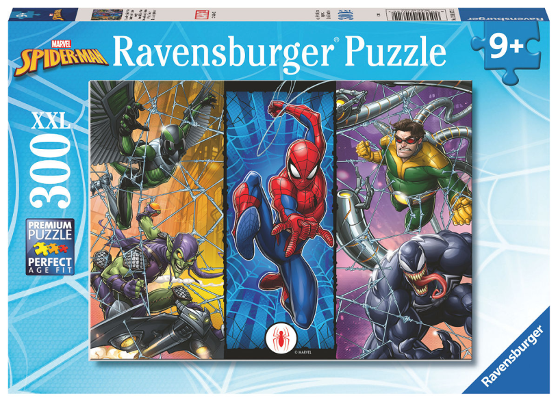 Ravensburger puzzel marvel spiderman - legpuzzel - 300 xxl stukjes