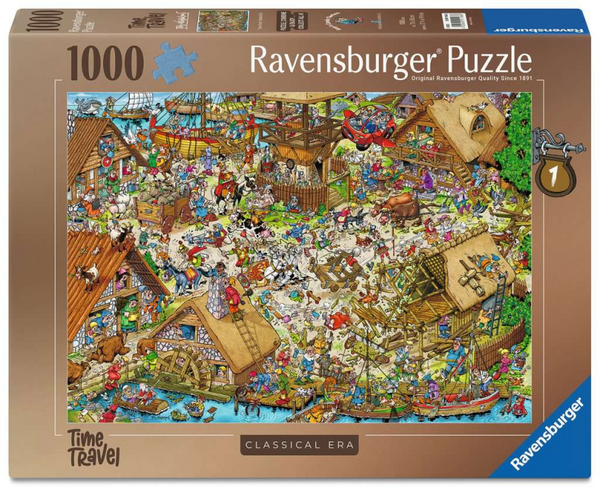 Ravensburger ray's comic series - time travel 1 - classical era - 1000 stukjes legpuzzel