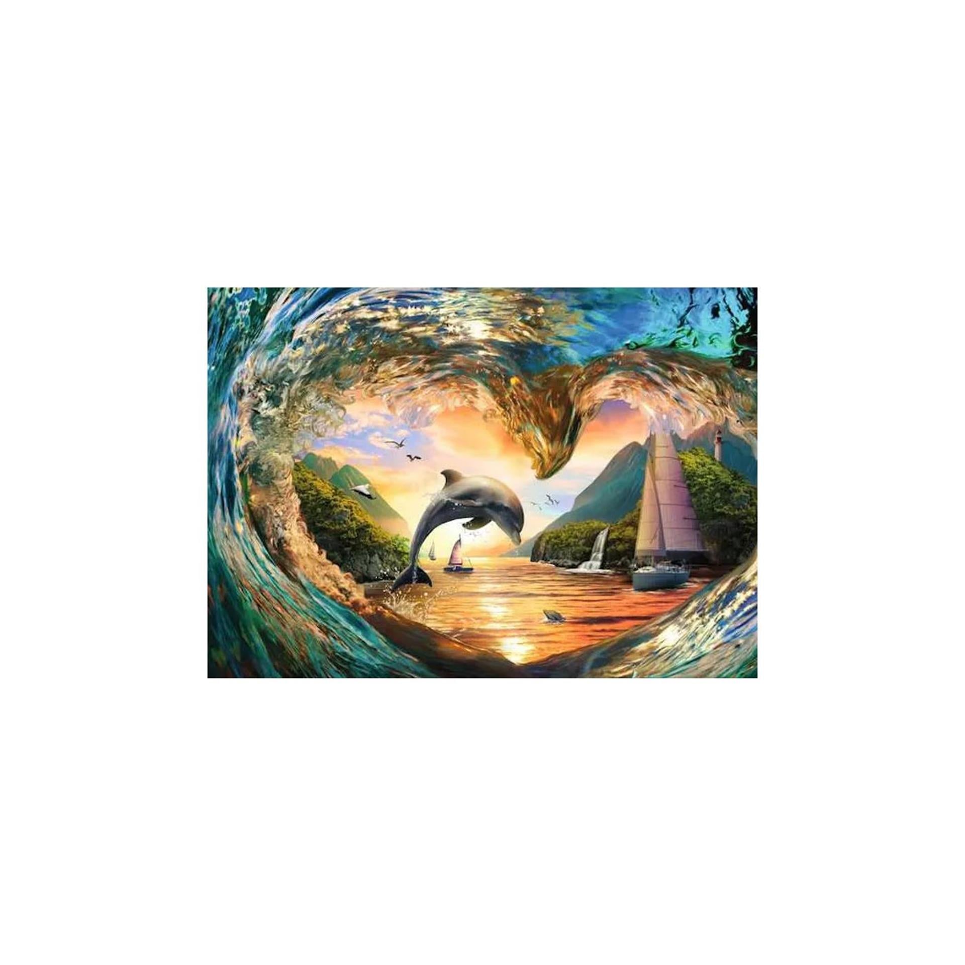 Ravensburger puzzel sunset splash 1000st