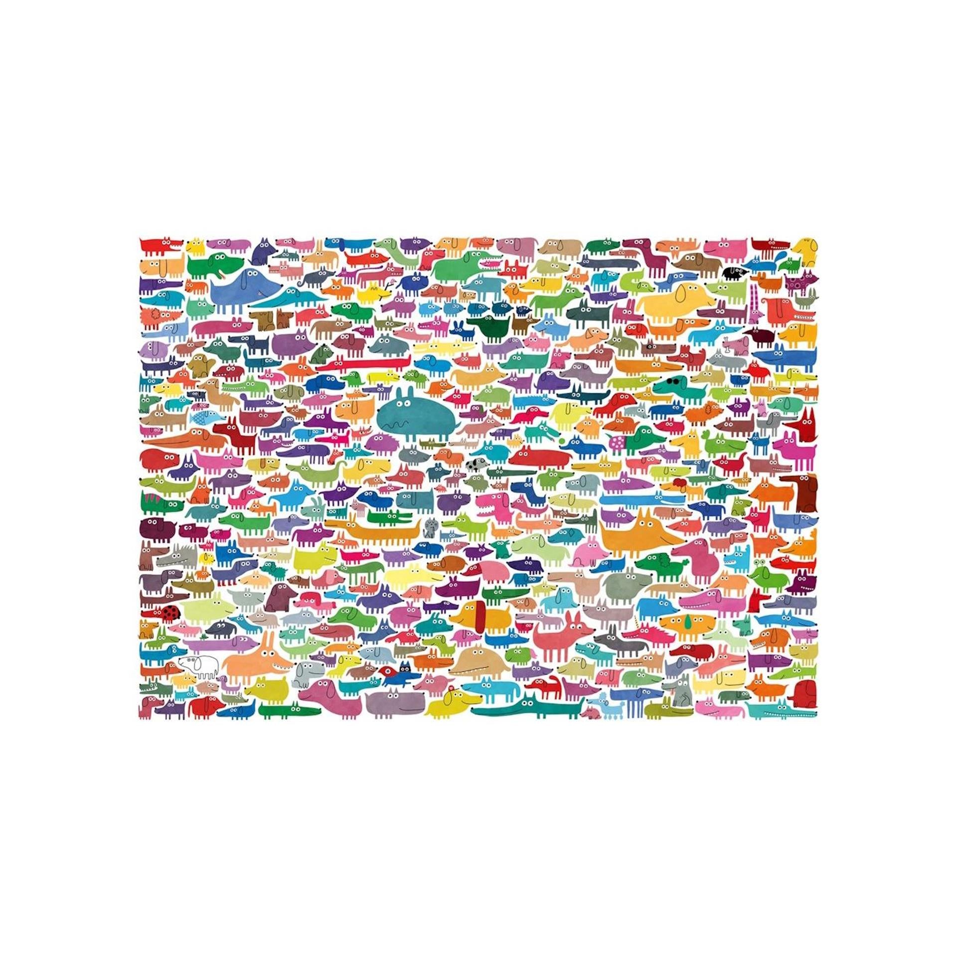 Ravensburger puzzel 387 dogs 1 cat 300p