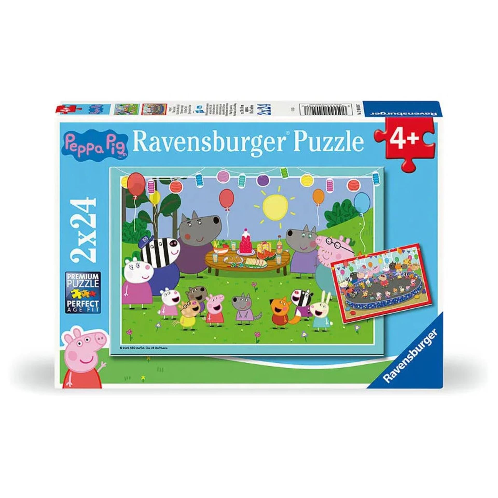 Ravensburger legpuzzel peppa pig, 2x24st.