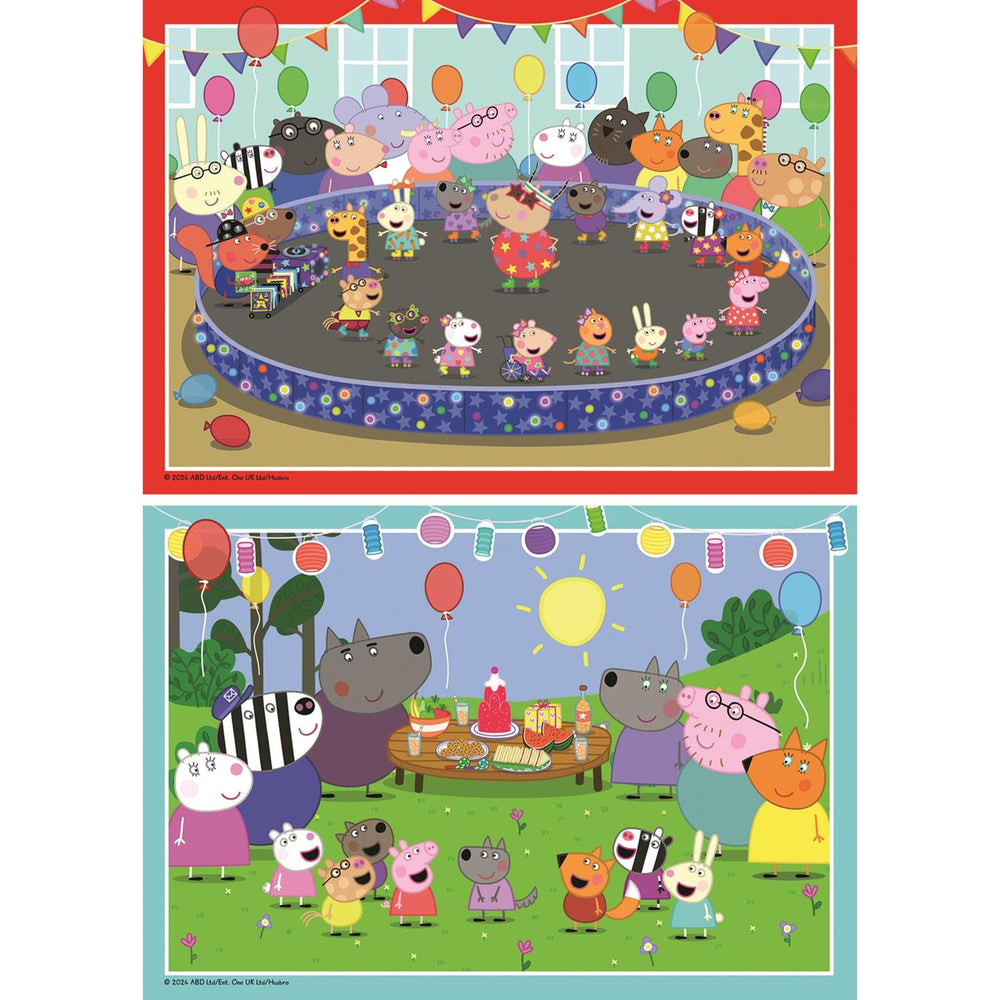 Ravensburger legpuzzel peppa pig, 2x24st.