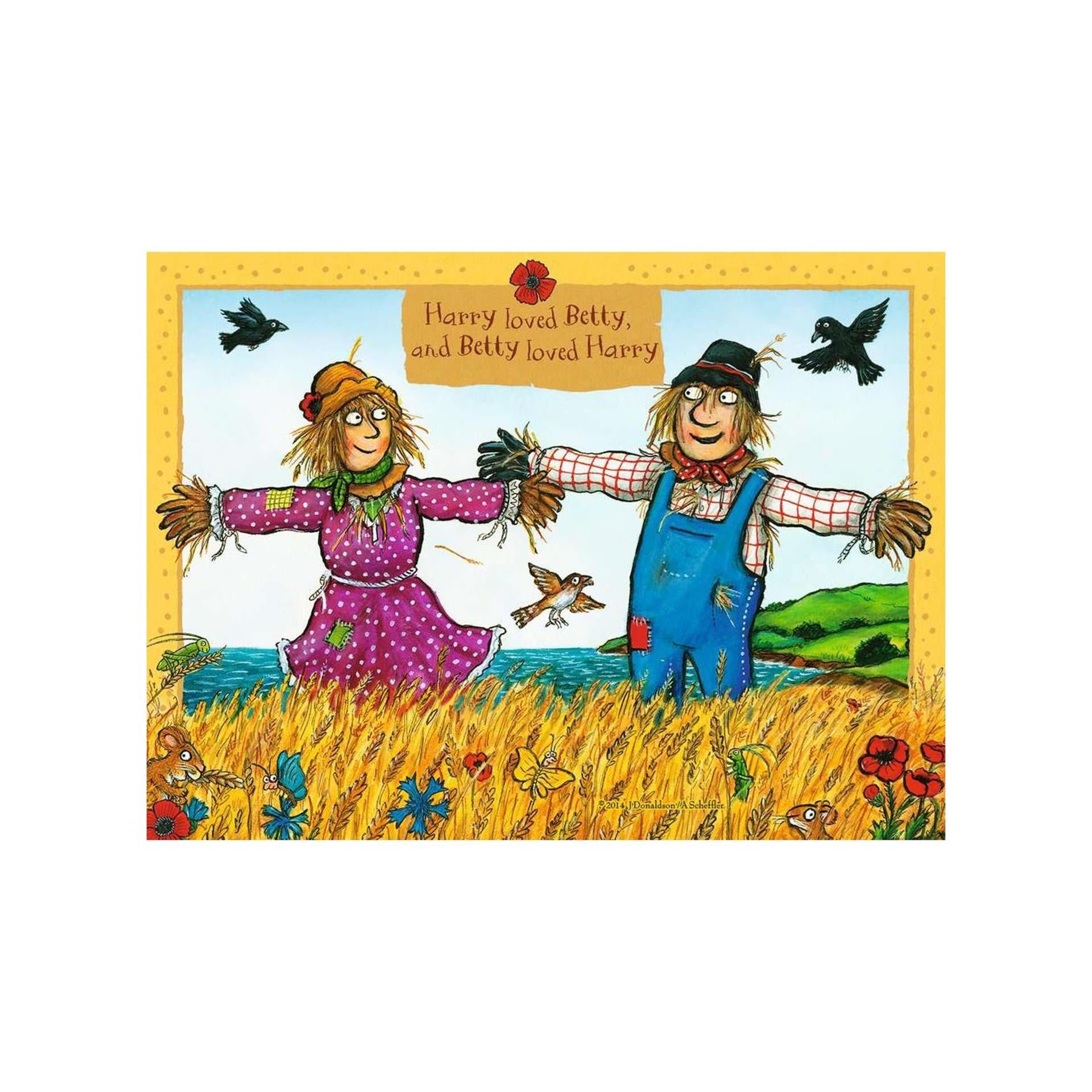 Ravensburger legpuzzel trouwerij op de boerderij - 4 puzzels