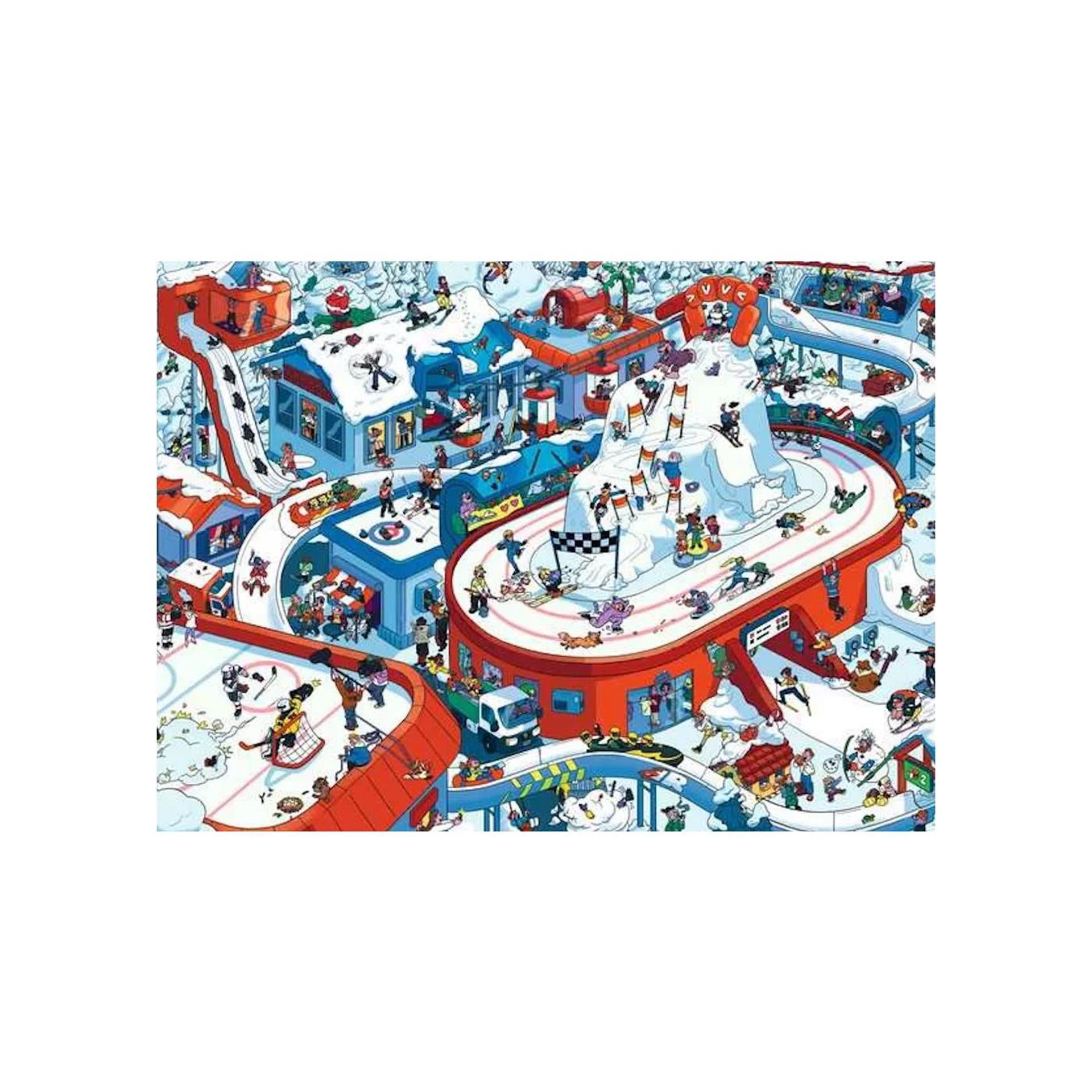 Ravensburger puzzel winter sport stadium