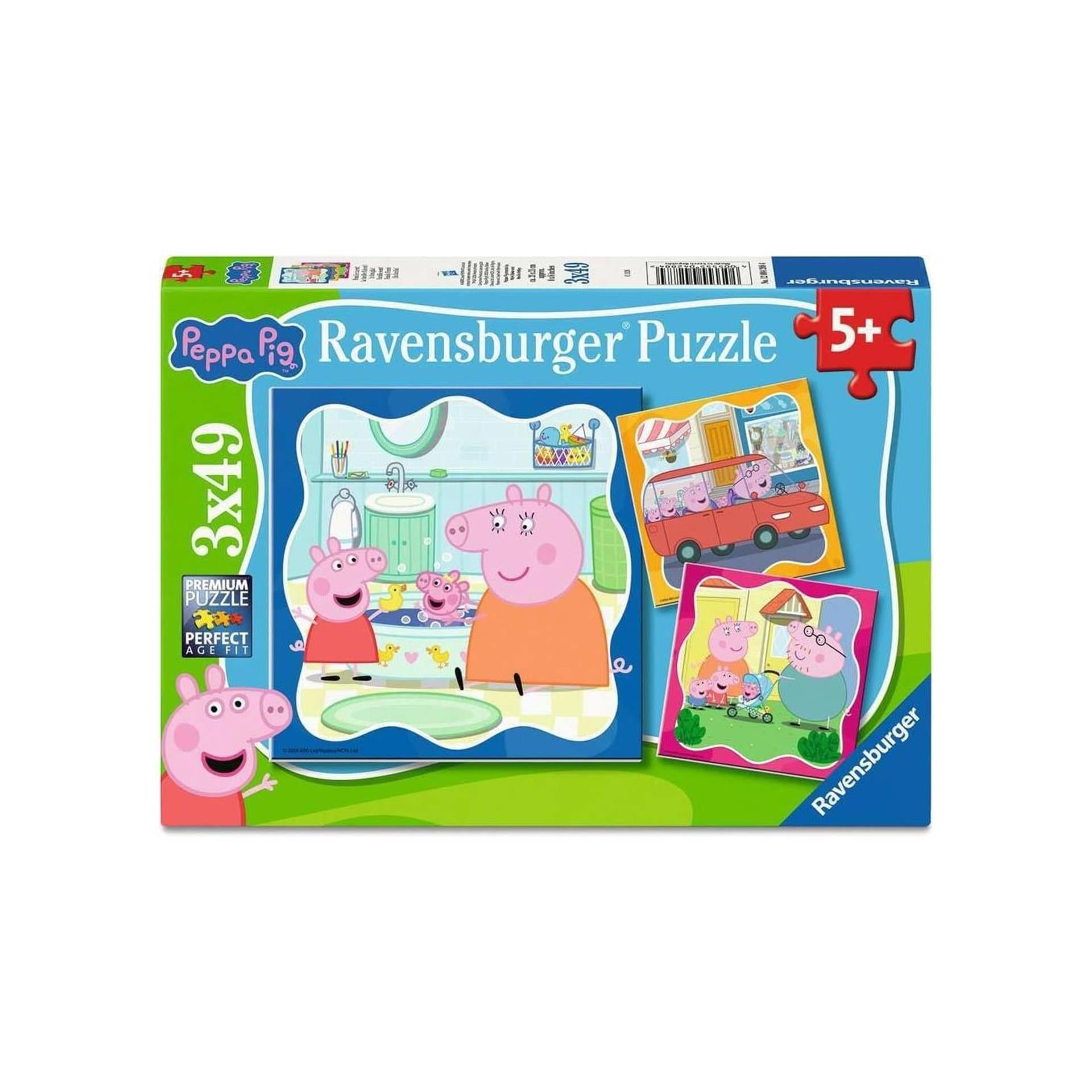 Ravensburger puzzel peppa pig 3x49pcs