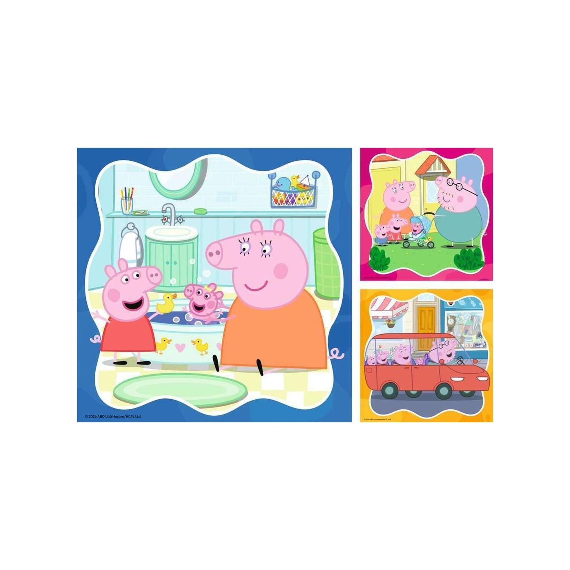 Ravensburger puzzel peppa pig 3x49pcs