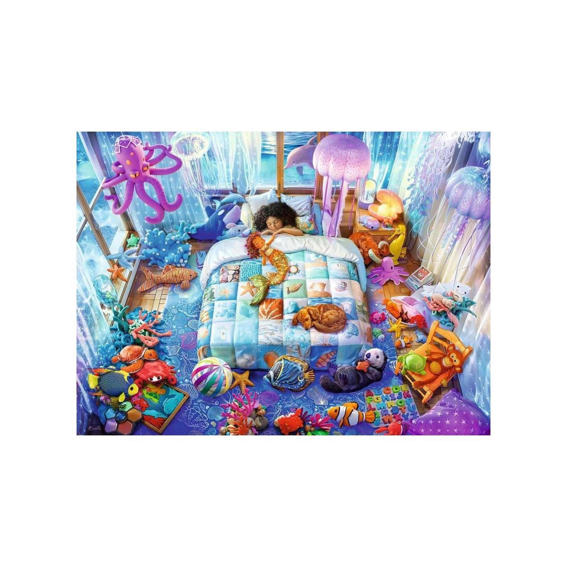 Ravensburger – onderwaterdromen – kinderpuzzel – 150 xxl stukjes