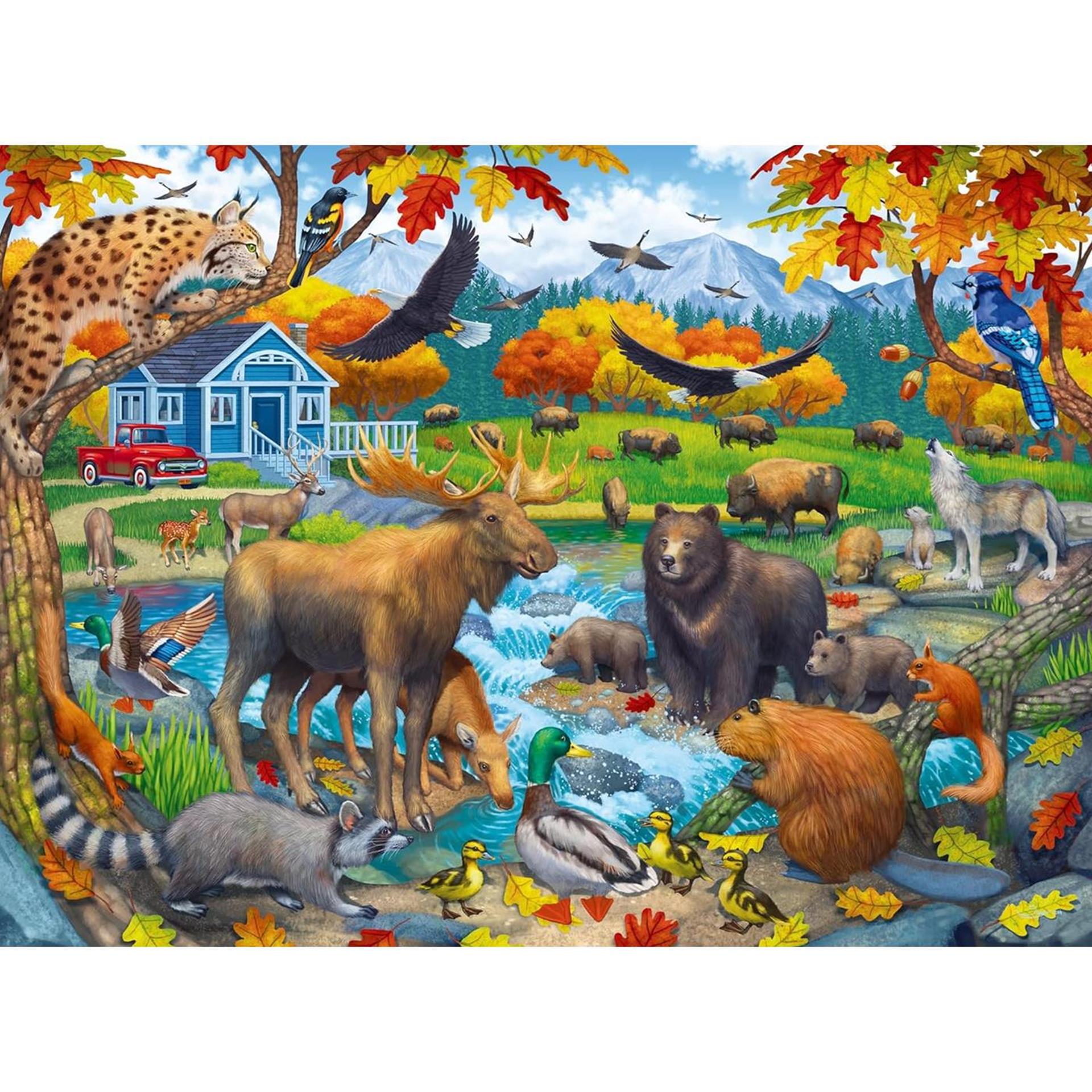 Ravensburger puzzel wildlife 150pcs