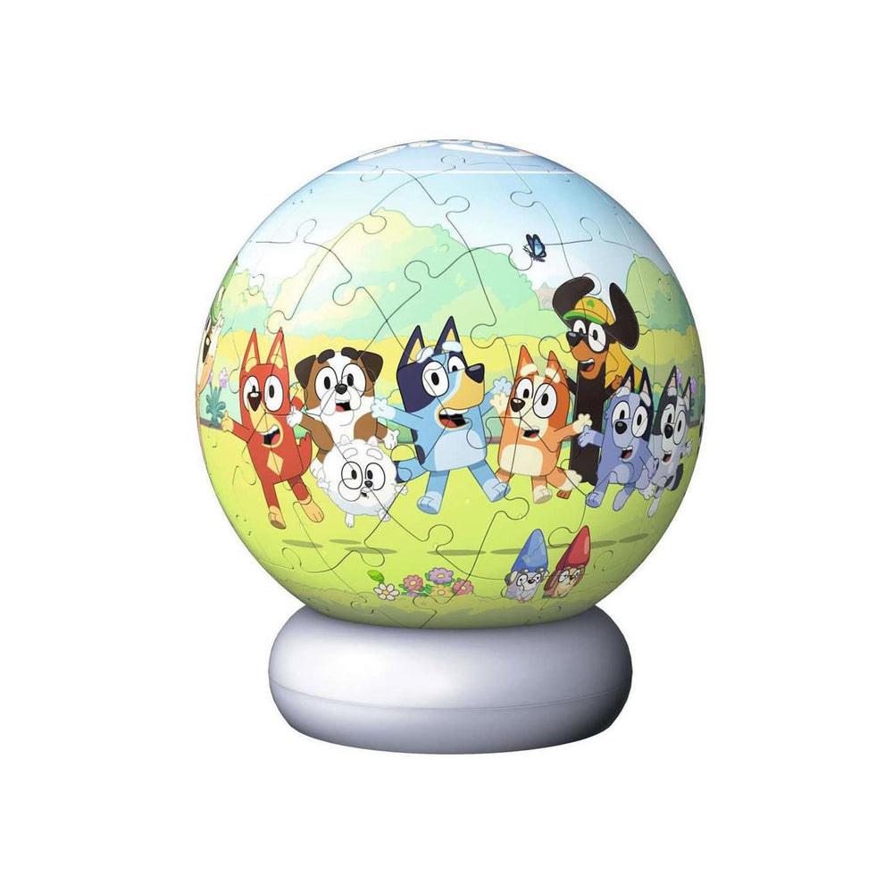 Ravensburger – bluey – 3d puzzle-ball nachtlicht – 73 stukjes