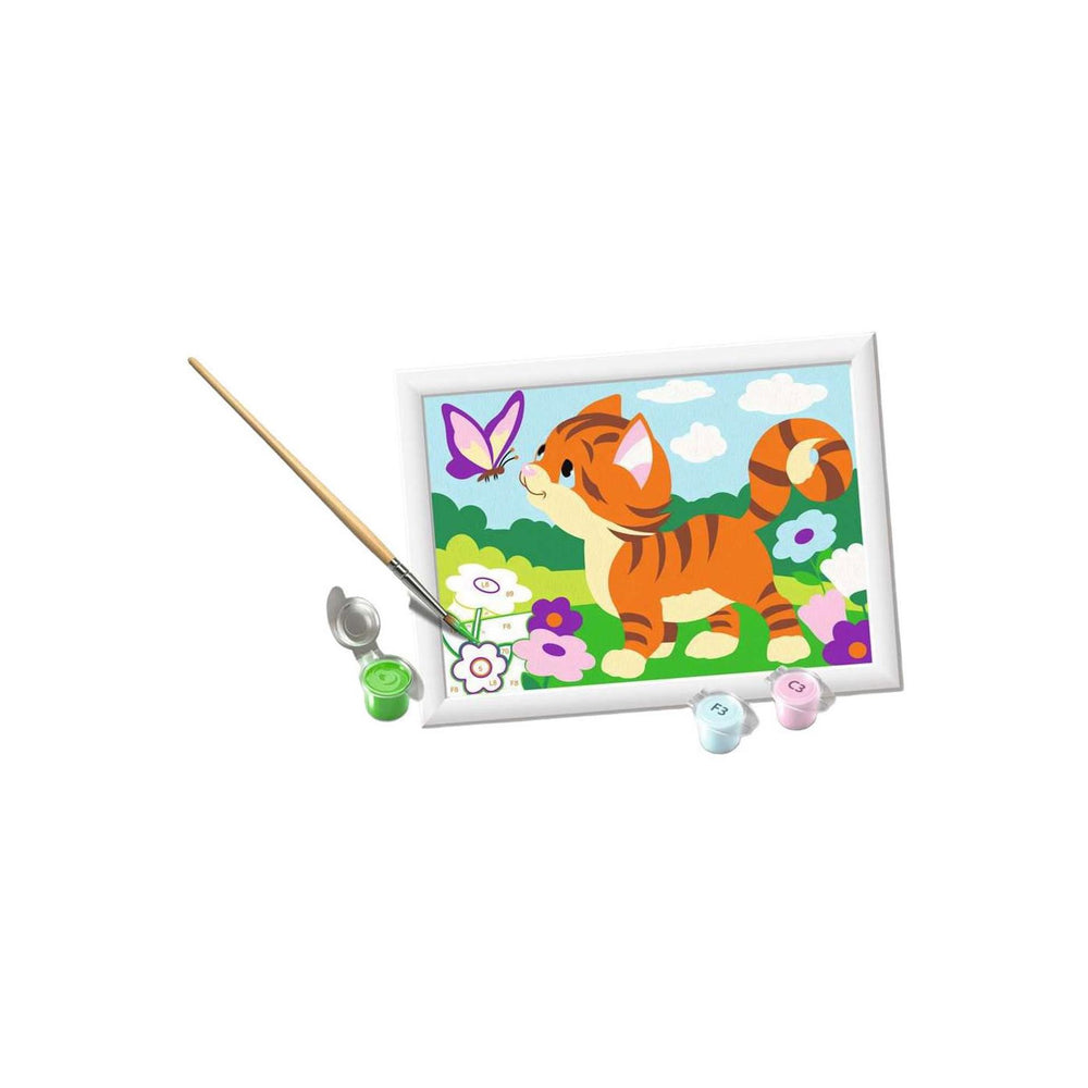 Ravensburger – creart: cat with butterfly – schilderen op nummer
