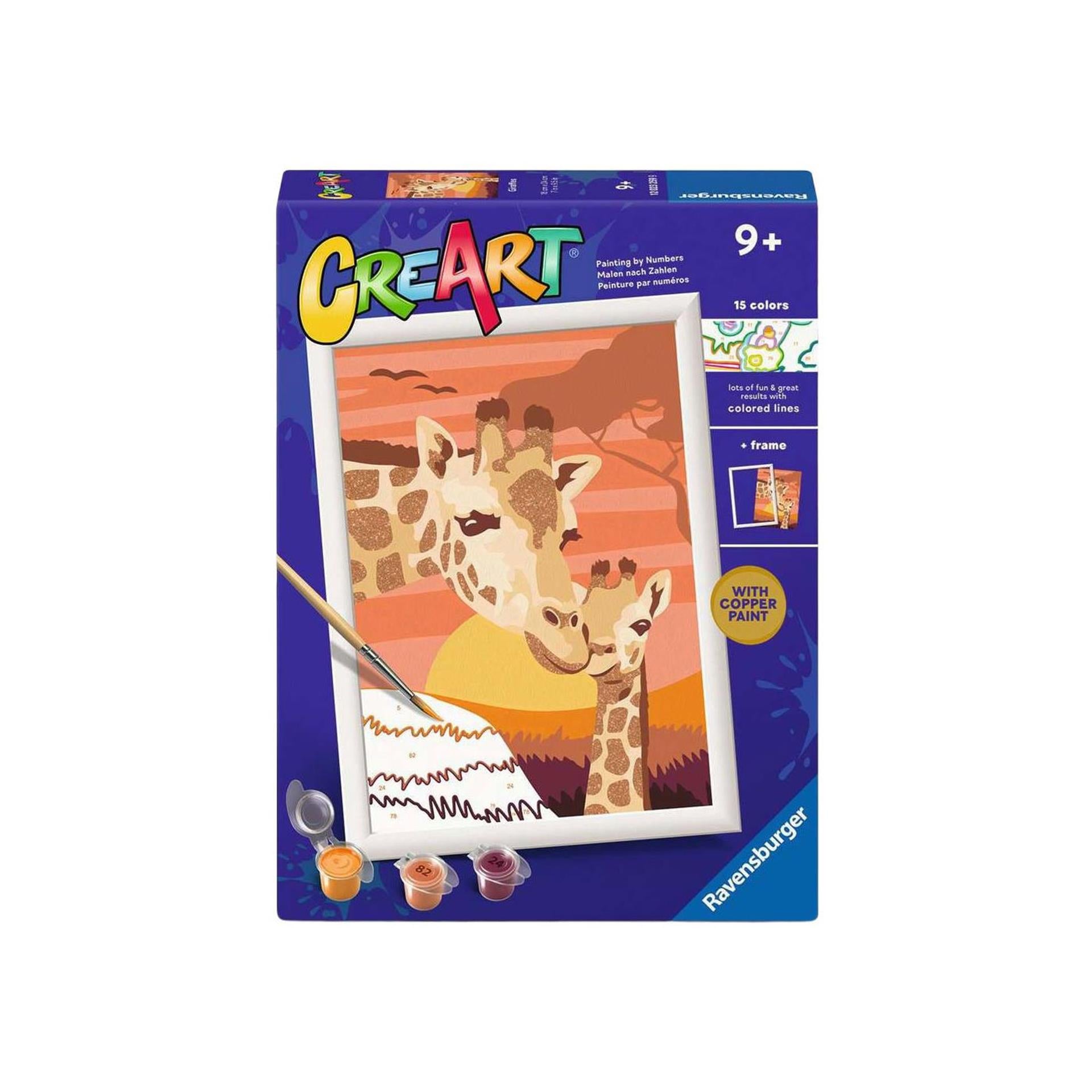 Ravensburger creart schilderen op nummer - giraffen