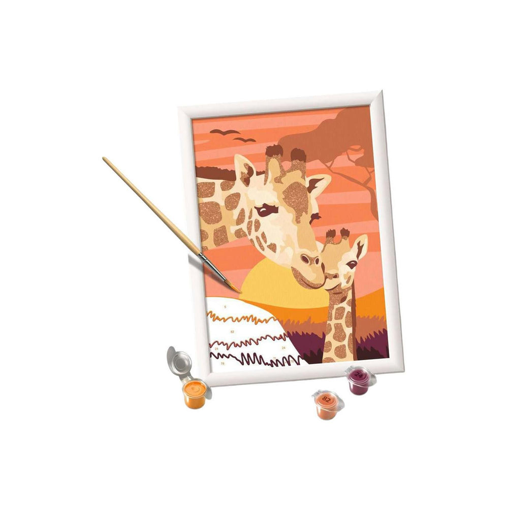 Ravensburger – creart: giraffen – schilderen op nummer