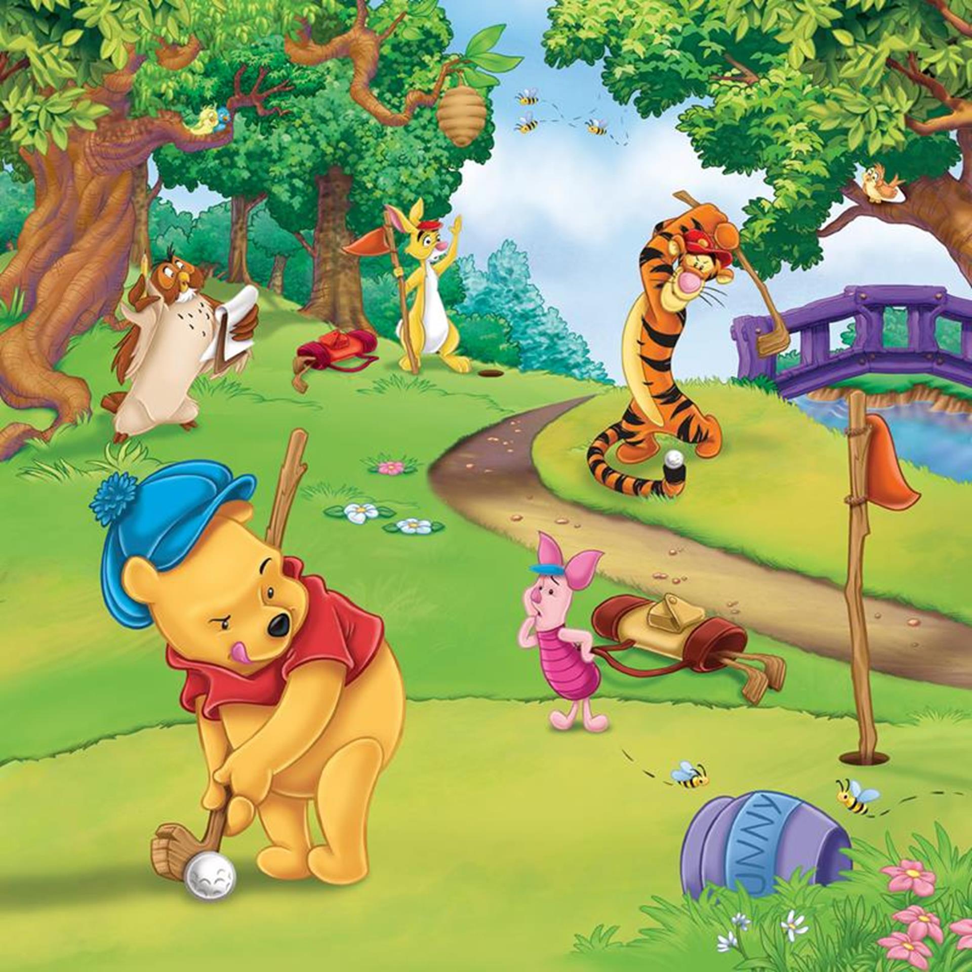Ravensburger puzzel disney winnie the pooh sportdag - 3x49 stukjes - kinderpuzzel