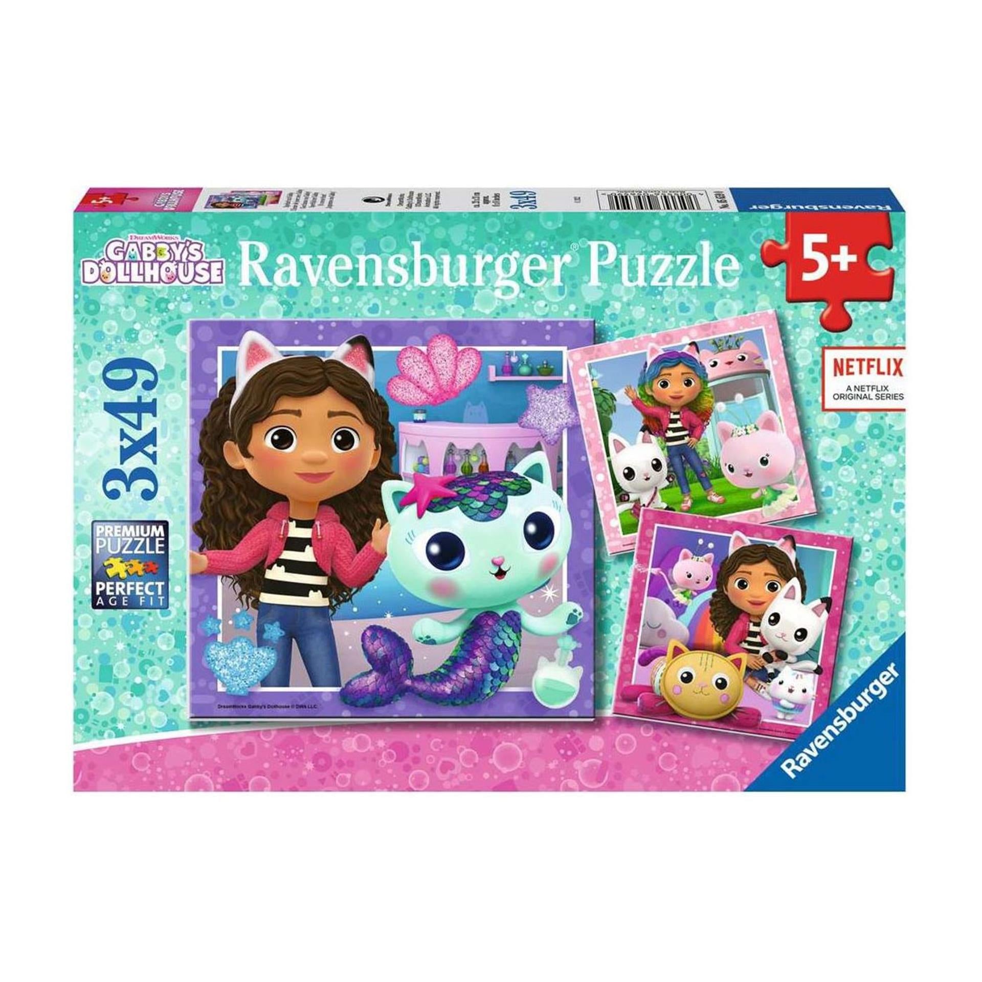 Ravensburger puzzel gabby's dollhouse 3x49pcs