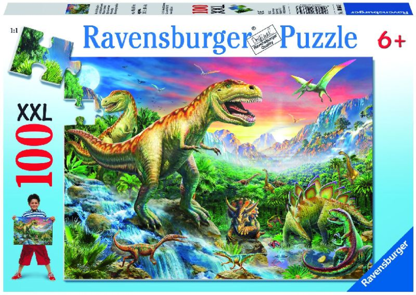 Ravensburger puzzel bij de dinosaurussen - legpuzzel - 100 stukjes