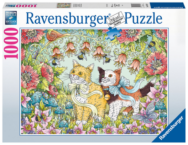 Ravensburger puzzel 1000 stukjes kattenvriendschap