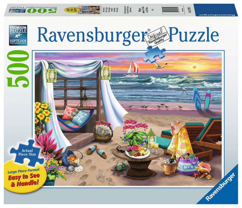 Ravensburger puzzel strandavond - legpuzzel - 500 stukjes