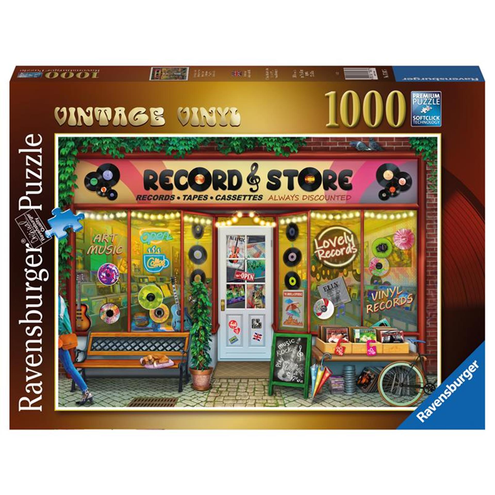 Ravensburger puzzel vintage vinyl 1000st