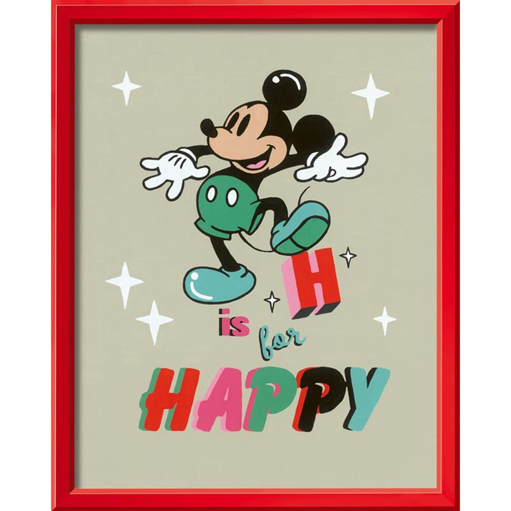 Ravensburger creart schilderen op nummer - h is for happy mickey mouse
