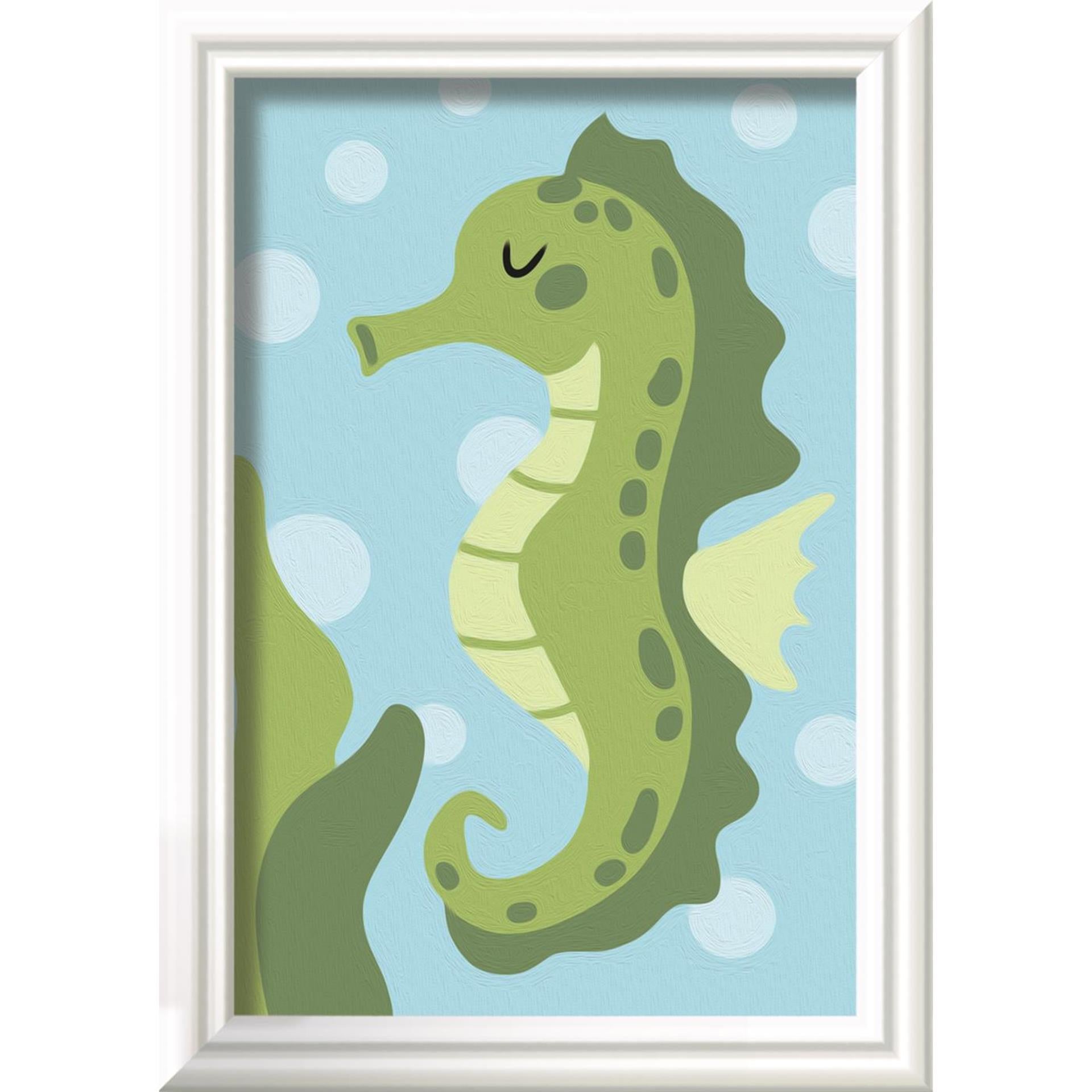 CreArt Schilderen op Nummer - Trendy Zeepaardje