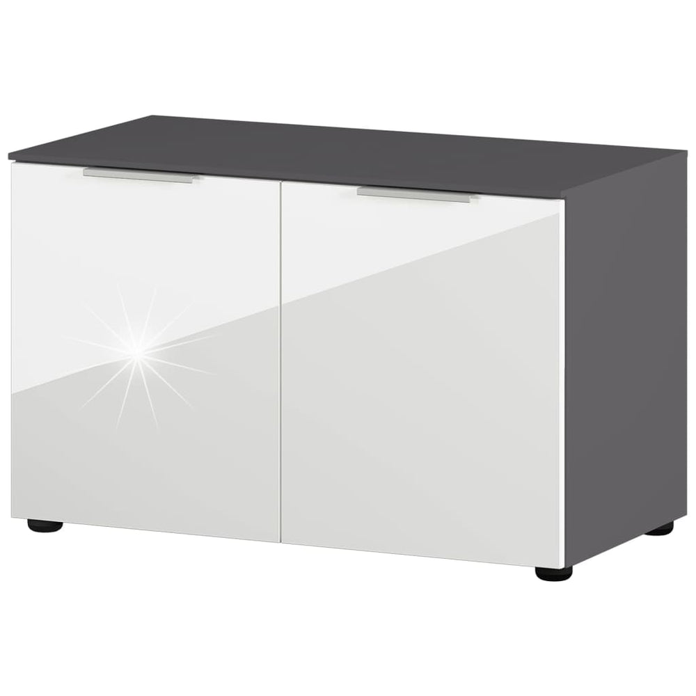 Germania schoenenbank gw-rimini 75x40x48 cm grafischkleurig en wit