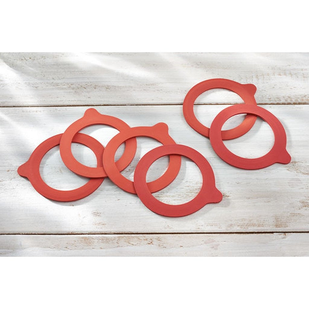 Leifheit 3216 rubberen weckringen 68x94 mm 6 stuks