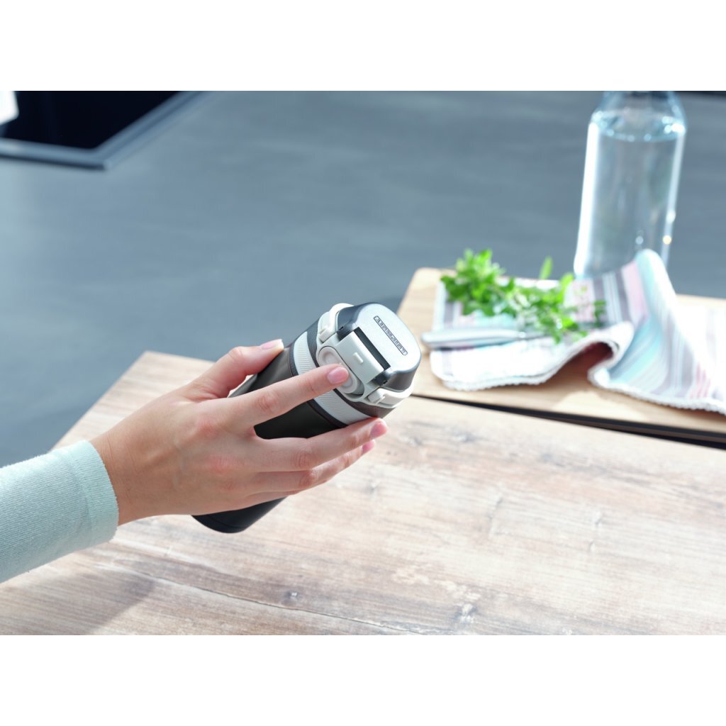 Leifheit 3243 flip isoleerbeker 350 ml zwart