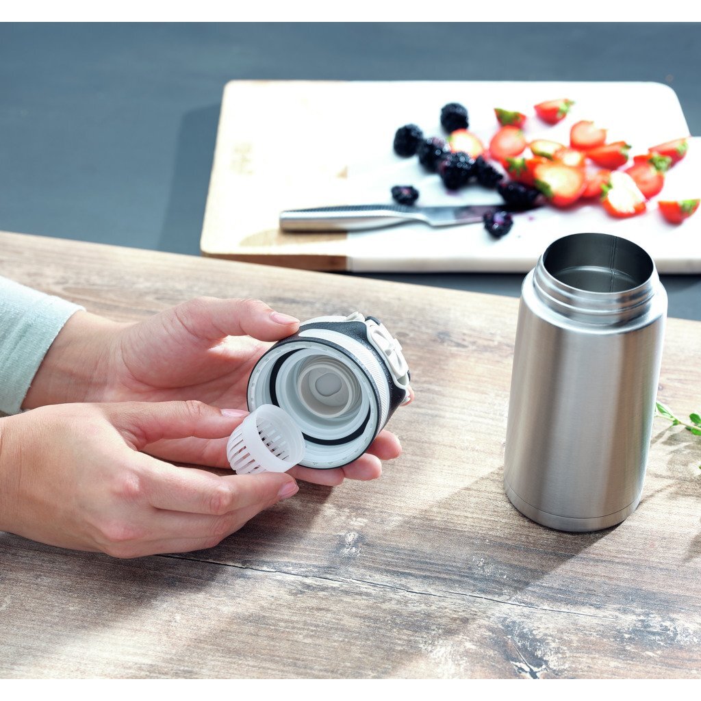 Leifheit 3244 flip isoleerbeker 350 ml RVS