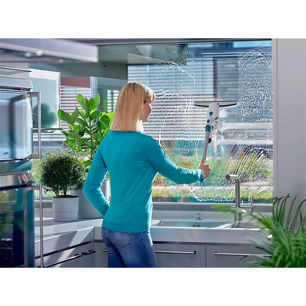 Leifheit 51039 klikhendel raam- en badkamerzuiger nemo wit