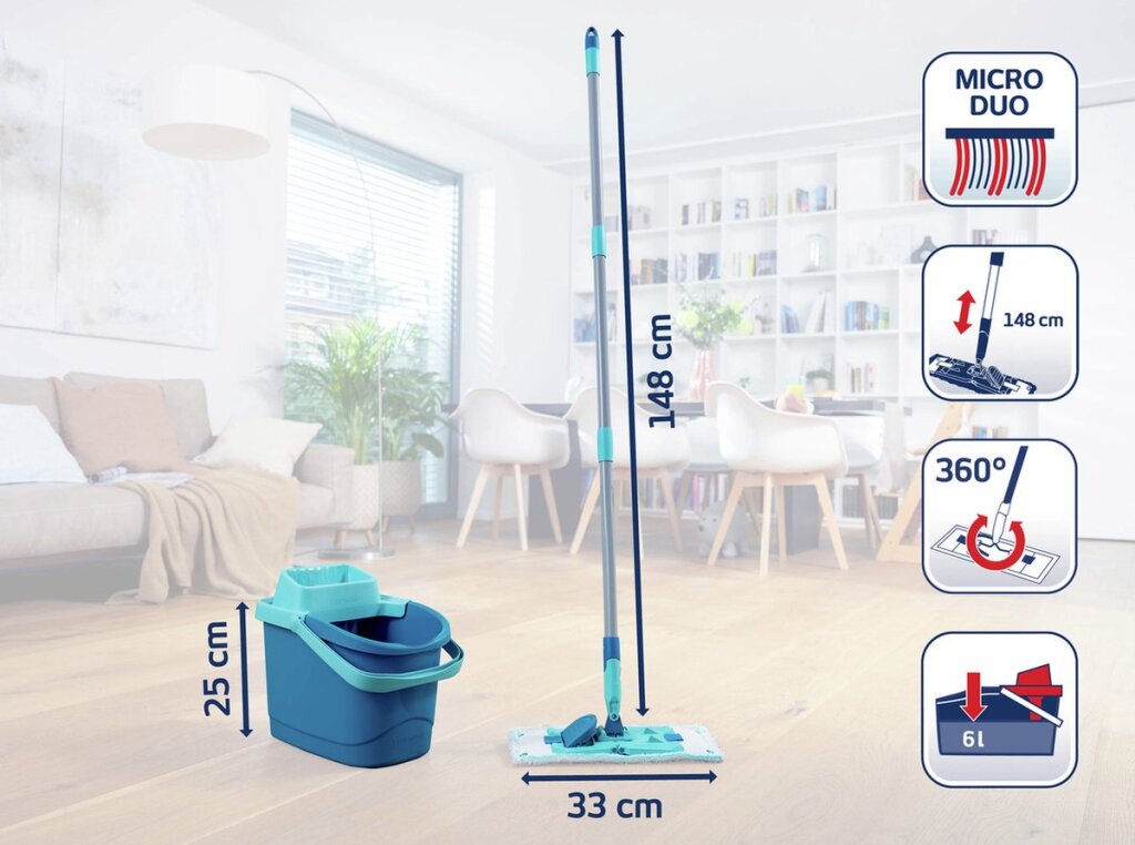 Leifheit 55510 powerclean vloerwisser m set
