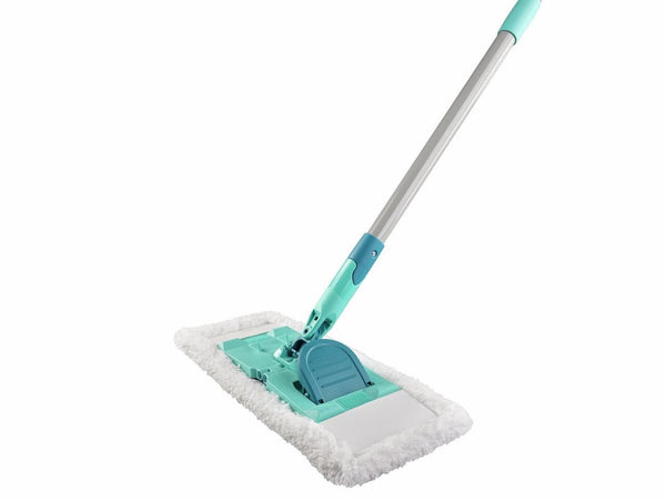 Leifheit superduster vloerwisser - 33 cm - starterset vloerwisser met stofdoek - 100x wasbaar