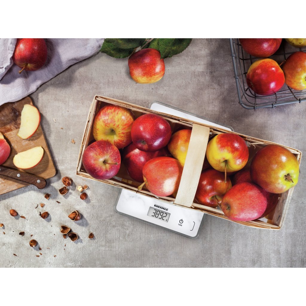 Leifheit soehle keukenweegschaal compact 300 marmer