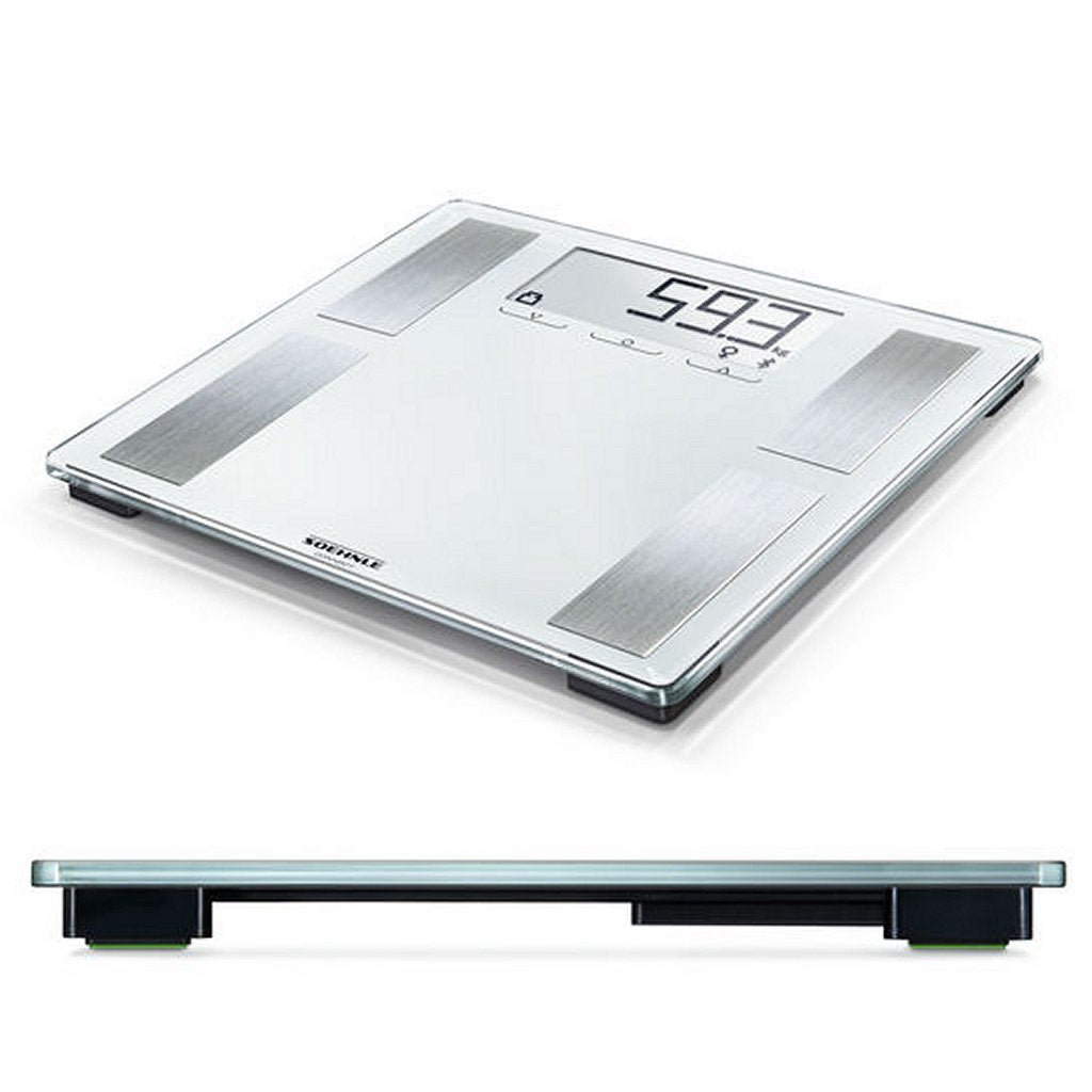 Soehnle 63872 shape sense connect 100 digitale personenweegschaal met bluetooth wit