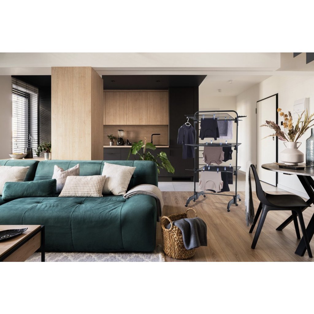 Leifheit droogtoren pegasus 420 massief comfortzwart