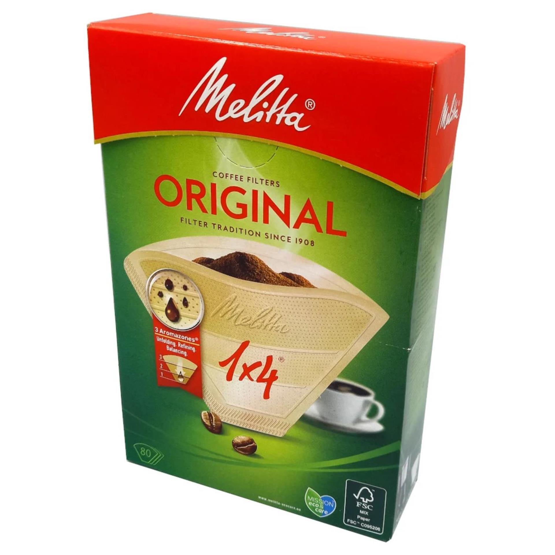 Melitta koffiefilter 1x4 80st